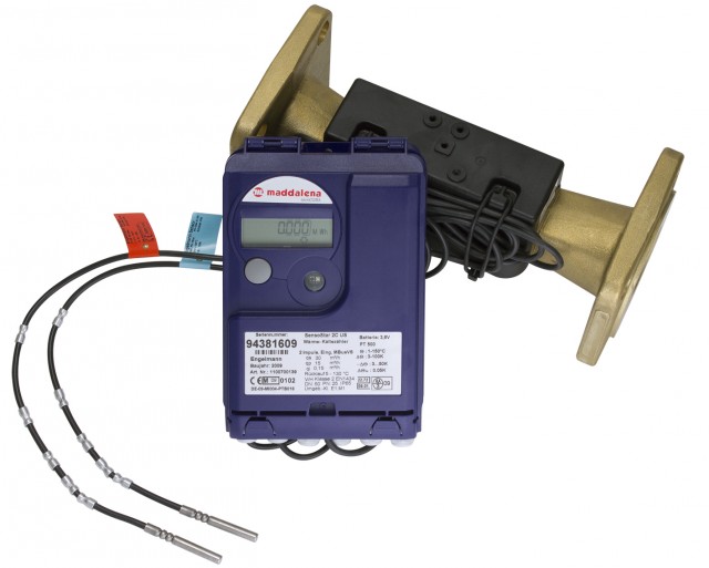 Ultrasonic hőmennyiségmérő 1" Qn3,5 260mm PT500-5mm Karimás